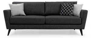 Design 3 személyes kanapé Waneta 215 cm sötétszürke