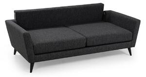 Design 3 személyes kanapé Waneta 215 cm sötétszürke