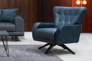 Design fotel Rococo II kék