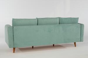 Design 3-személyes kanapé Payson 215 cm tenger zöld