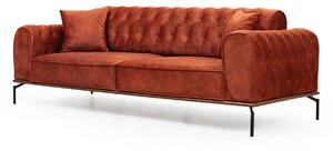 Design 3-személyes kanapé Tamarice 230 cm narancssárga