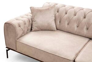 Design 3-személyes kanapé Tamarice 230 cm krém