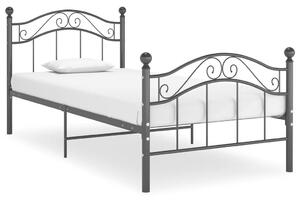 VidaXL fekete fém ágykeret 100 x 200 cm