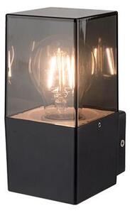 MasterLED Denver 16,5 cm-es Kerti oldalfalra helyezhető fekete színű lámpa E27-es foglalattal