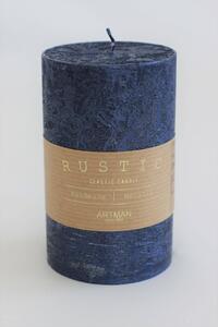 Kék illatgyertya RUSTIC METALIC 11cm