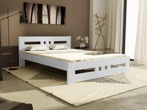 ROMA tömör fa egyszemélyes ágy 120x200 - fehér