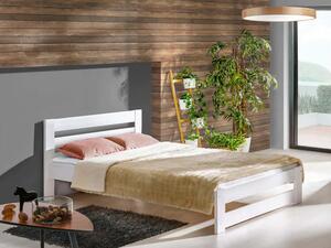 MARIKA tömör fa ágy 90x200 - fehér