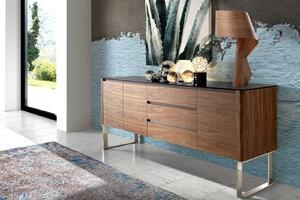 FERRANO design komód - 200cm - dió