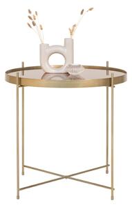 Kerek aranyszínű dohányzóasztal ø 48 cm Venezia - House Nordic