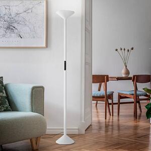 Fabas Luce LED álló világítás Tratto, fehér, fém, CCT, dimmelhető, dimmelhető, Fehér / opál, Nappali / Étkező, fém, Modern