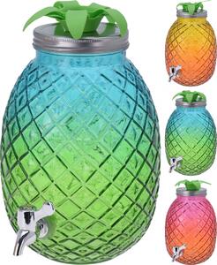Pineapple üveg italadagoló 4,7 liter több színben