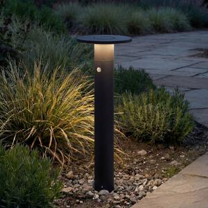 Arcchio LED ösvény világítás Tovio, magasság 81 cm, érzékelő, antracit, Alu / szürke / cink, Alumínium, Modern