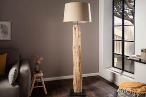 Luxus állólámpa Stump bézs