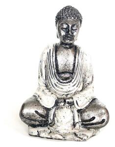 Buddha szobor - Fehér - 8 cm