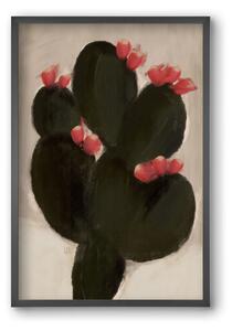 Blooming Cactus - falikép keretben | artbridge