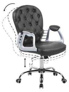 Fekete irodai szék PRINCESS