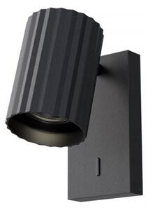 Redo 2549 Delphi mozgatható fali lámpa, 10,5x13,2 cm, fekete, 1xGU10 foglalattal