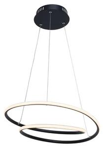 Beltéri led függeszték 40w 2900lm 3000k matt fekete meridia
