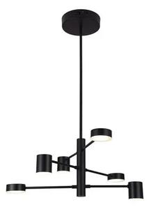 Beltéri led függeszték 30w 2400lm 4000k fekete solomon