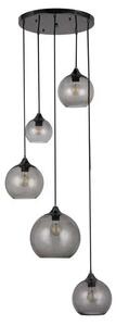 Beltéri függeszték e27 5x40w fekete tanesha