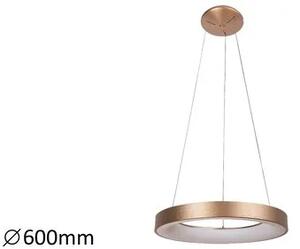 Beltéri led függeszték 50w 3350lm 4000k arany/fehér carmella