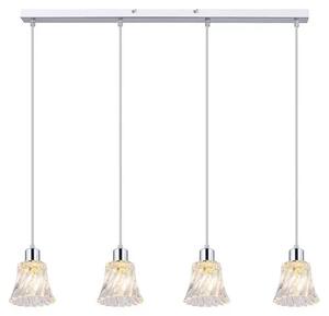 Beltéri függeszték e14 4x40w króm hestia