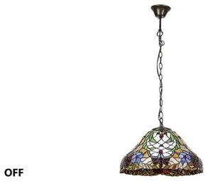 Beltéri függeszték e27 2x60w bronz/többszínű mirella