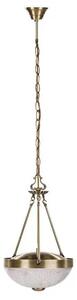 Csillár e27 2x60w fehér/bronz annabella