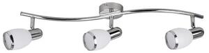 Beltéri karos spotlámpa e14 3x40w króm/fehér elite