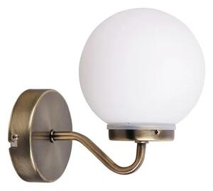 Beltéri fali lámpa e14 40w antik arany/fehér togo