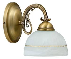 Beltéri fali lámpa e27 40w fehér/bronz flossi