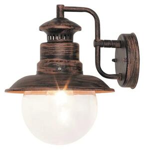 Kültéri fali lámpa e27 60w antik barna odessa