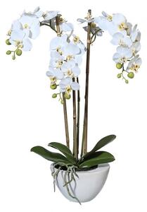 ORCHIDEA élethű növény dekoráció 51 cm magas