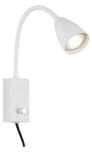 Beltéri fali lámpa gu10 25w fehér mika
