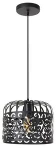 Beltéri függeszték e27 60w fekete alessandra