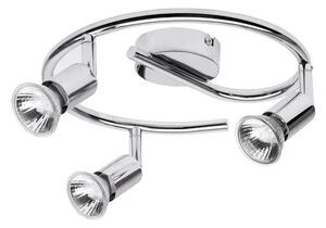Beltéri karos spotlámpa gu10 3x50w króm norton