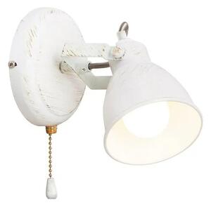 Beltéri fali lámpa e14 15w antik fehér vivienne