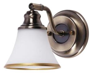 Beltéri fali lámpa e14 40w bronz/fehér grando
