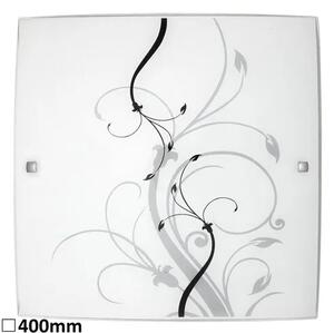 Beltéri mennyezeti lámpa e27 2x60w fehér/mintás elina