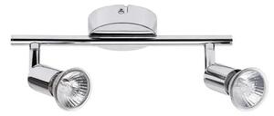 Beltéri karos spotlámpa gu10 2x50w króm norton