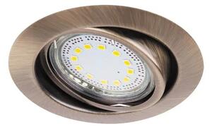 Beltéri süllyesztett lámpa gu10 3w 240lm bronz lite