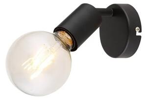 Beltéri fali lámpa e27 40w matt fekete lamar