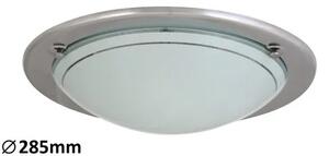 Beltéri mennyezeti lámpa e27 60w króm/opál üveg ufo