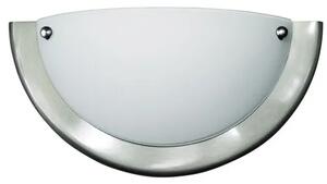 Beltéri fali lámpa e27 60w szatin króm/fehér ufo