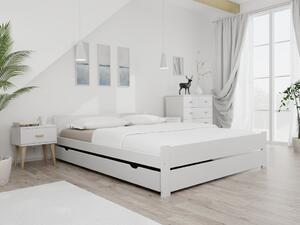 IKAROS DOUBLE ágy 120 x 200 cm, fehér Ágyrács: Ágyrács nélkül, Matrac: Matrac nélkül