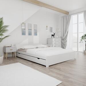 IKAROS ágy 160 x 200 cm, fehér Ágyrács: Ágyrács nélkül, Matrac: Matrac nélkül
