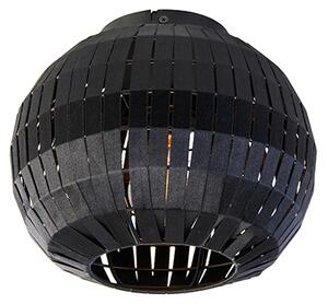 Moderne plafondlamp zwart 26 cm - Zoë