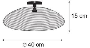Keleti mennyezeti lámpa arany 40 cm - Glan
