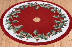 Tutumi, szőnyeg a karácsonyfa alatt 90cm, piros, CHR-09500