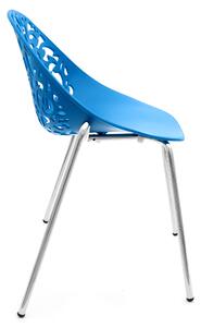 Tutumi, modern szék Vivien, kék, KRZ-08521